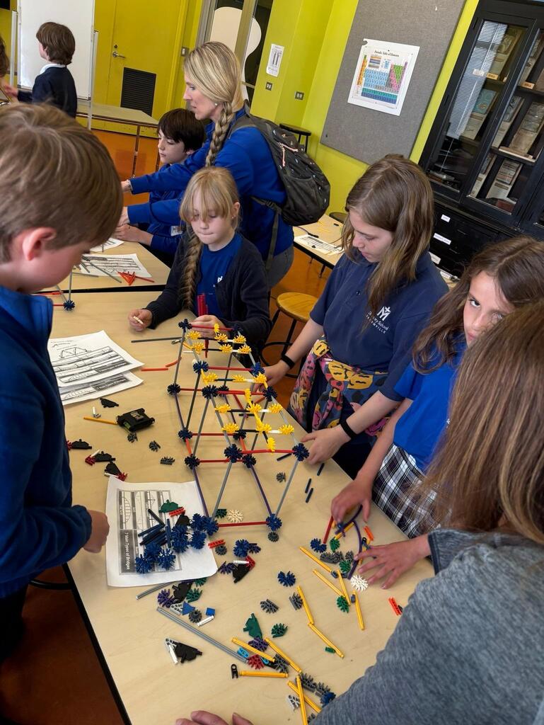 Grades 4 & 5 students build model bridges & explore the Buffalo Museum of Science