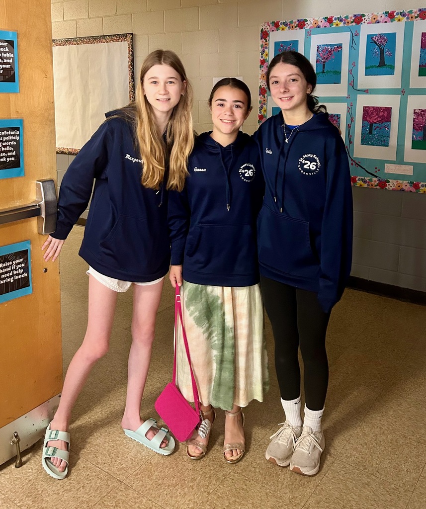 SMS students volunteering at a pancake breakfast