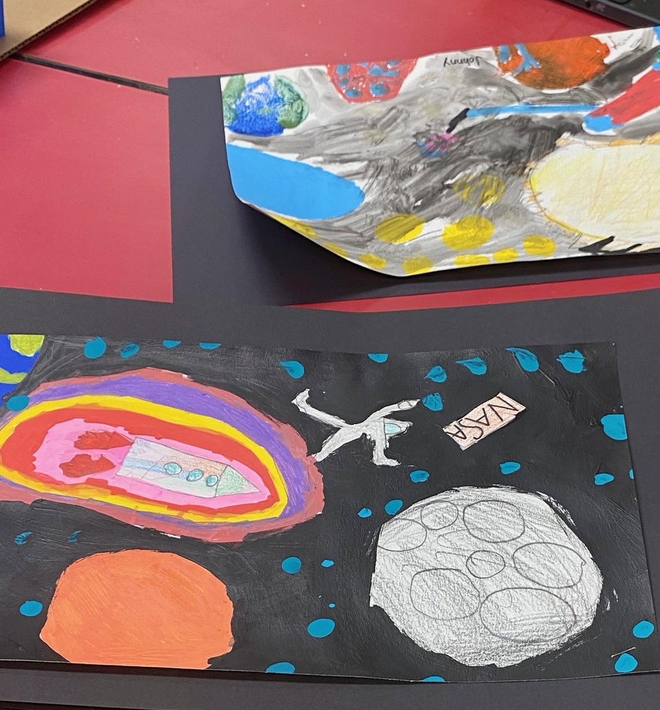 student artwork that will be displayed in an upcoming artshow