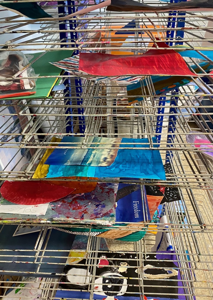 student artwork that will be displayed in an upcoming artshow