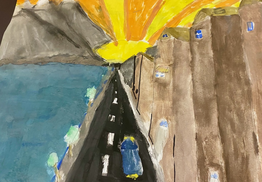 student artwork that will be displayed in an upcoming artshow