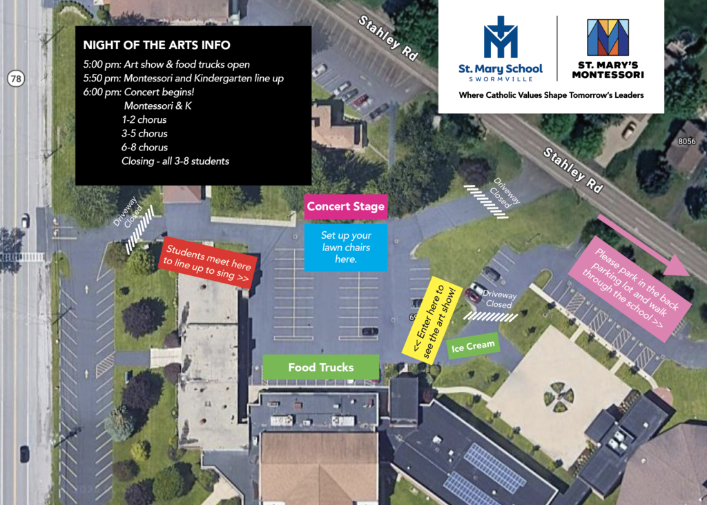 Night of the Arts Map