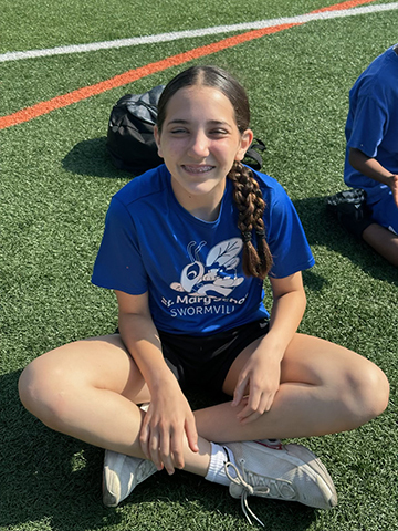 SMS students at a track meet