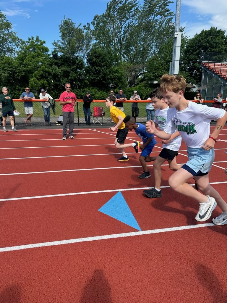 SMS students at a track meet