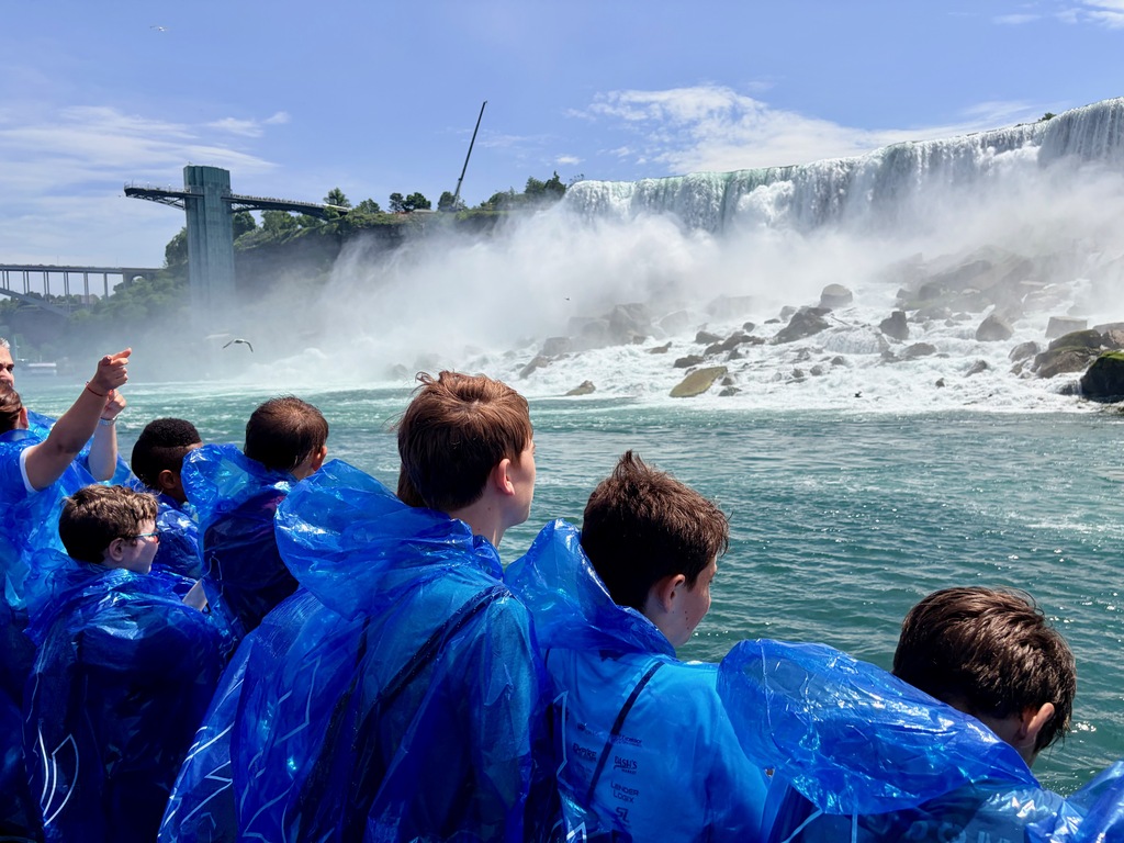 Grades 6 & 7 field trip to Niagara Falls, Maid of the Mist