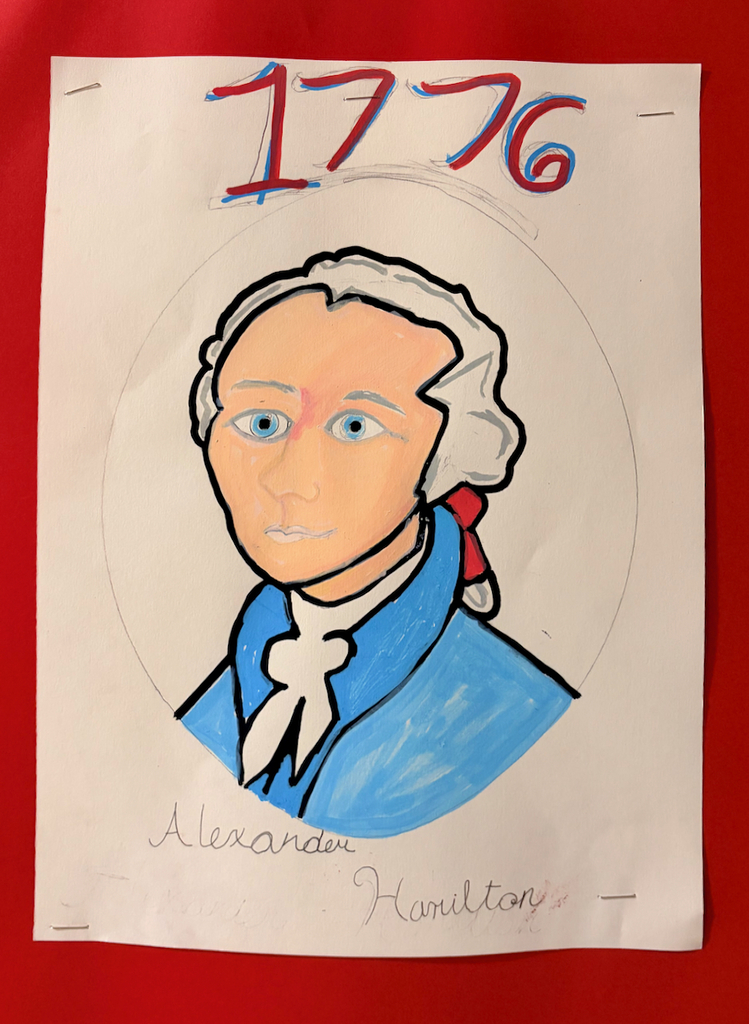 patriotic student artwork
