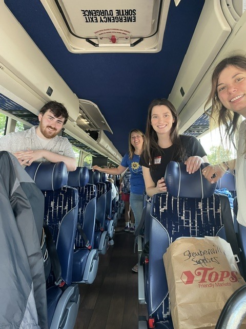 Teens going to Steubenville Youth Conference
