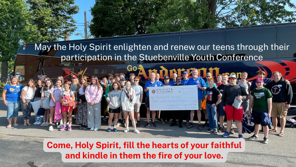 Teens going to Steubenville Youth Conference