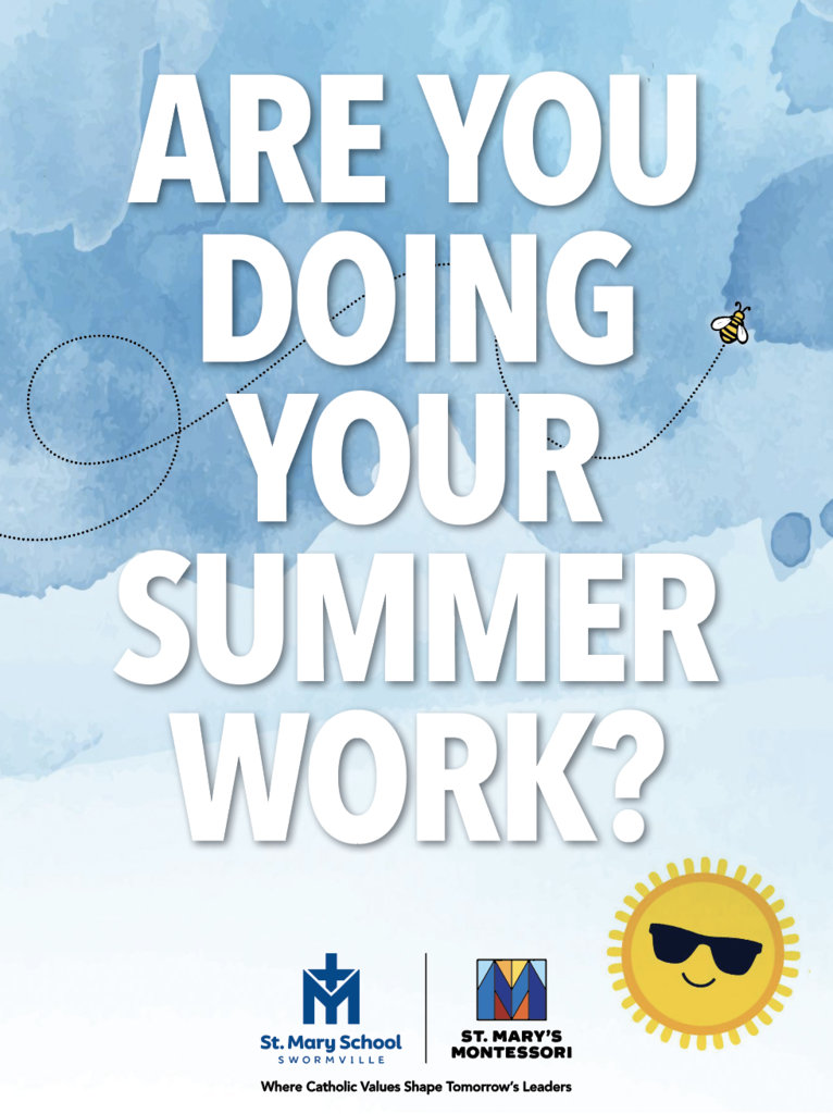 Summer work reminder