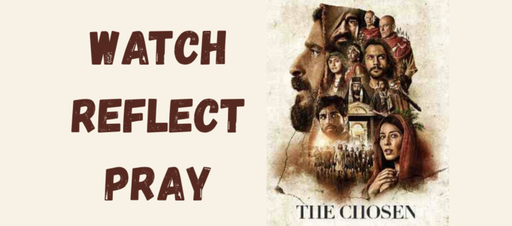 graphic with Jesus and disciples from the Chosen