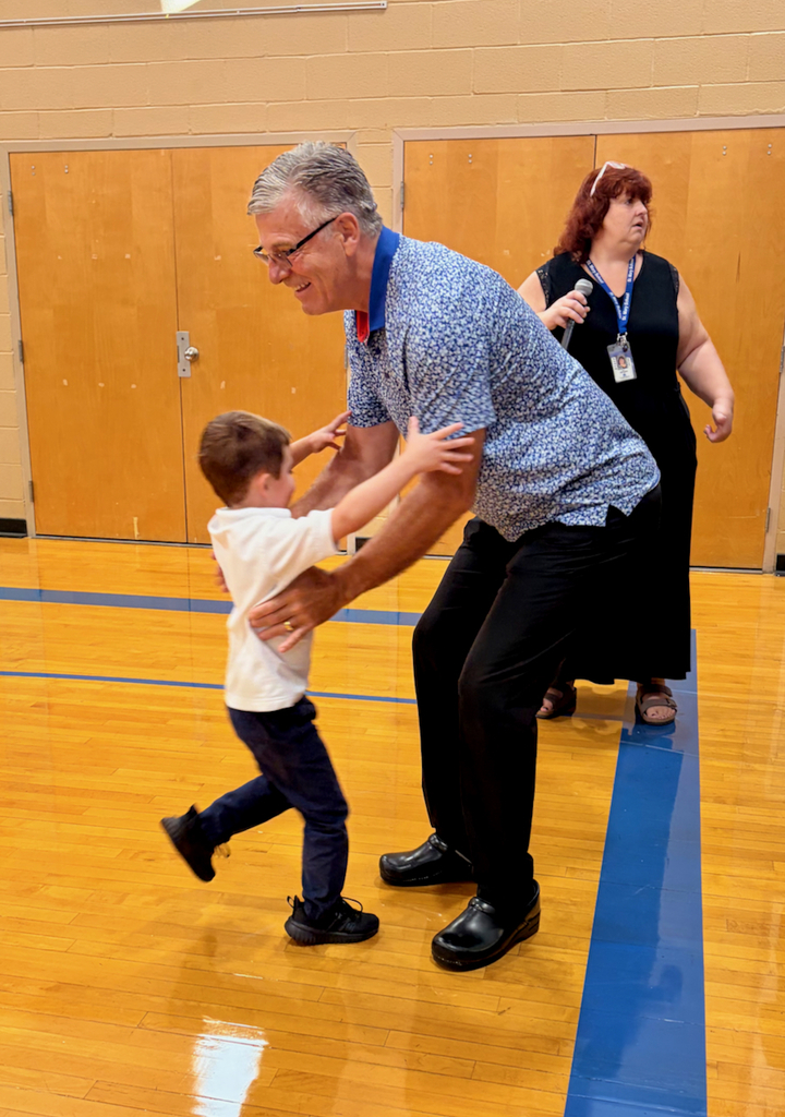 grandparents with students