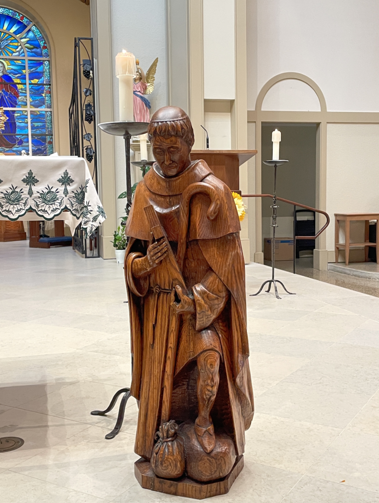 St. Peregrine statue