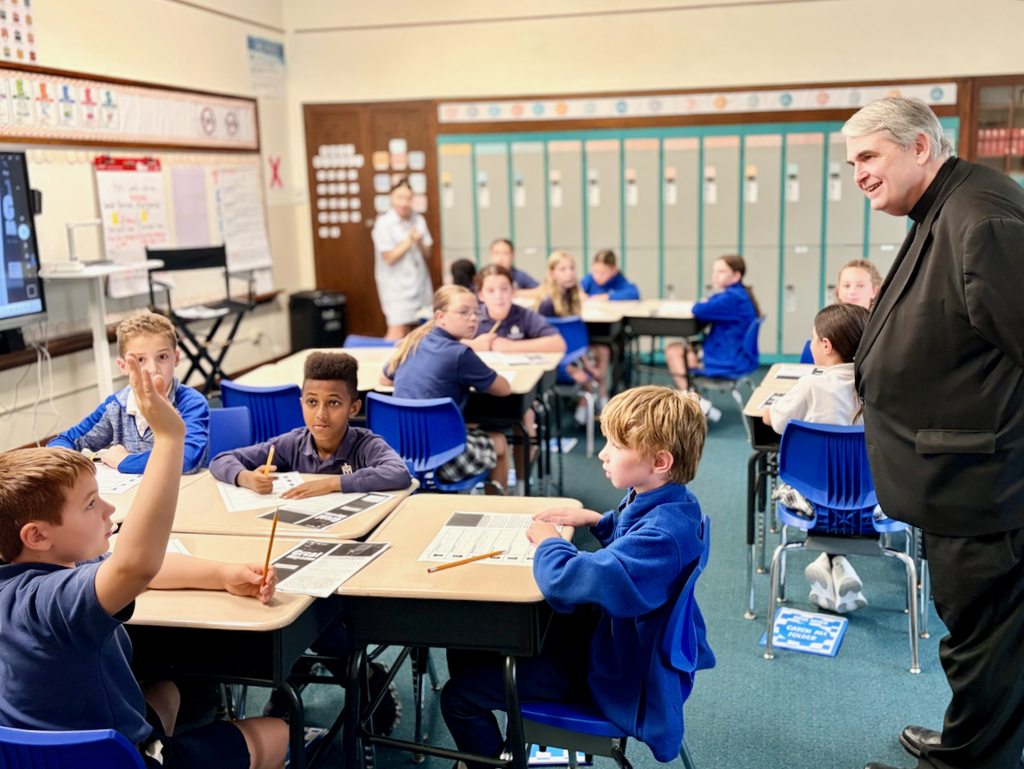 Bishop Mike visits SMS