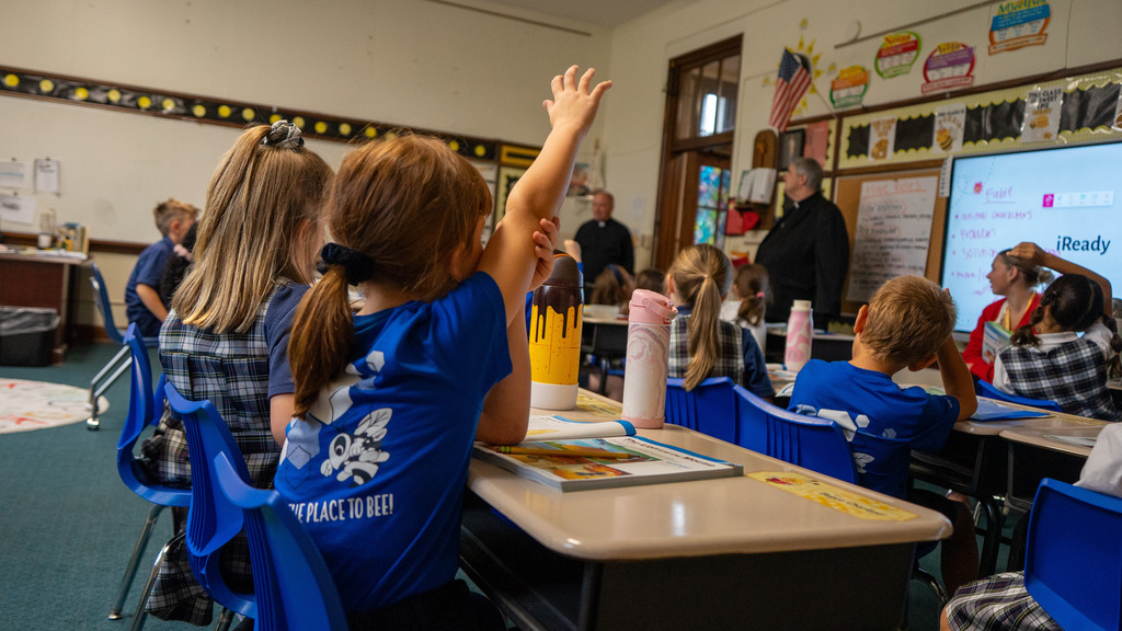 Bishop Mike visits SMS
