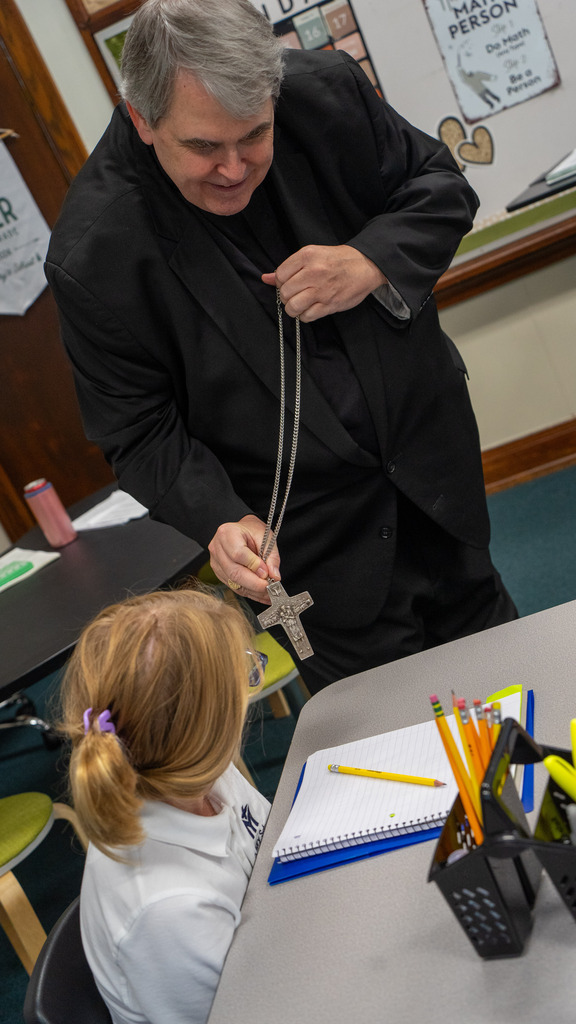 Bishop Mike visits SMS