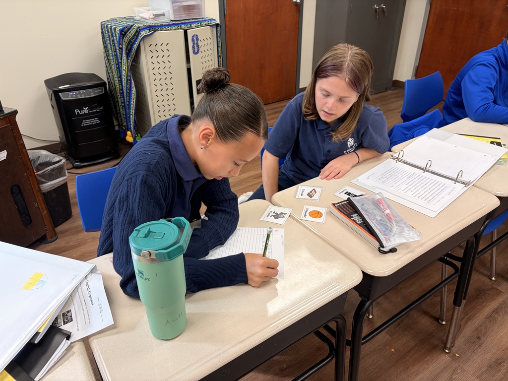 Students working in spanish class