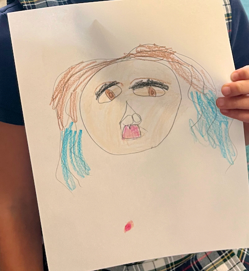 grade 1 self portrait