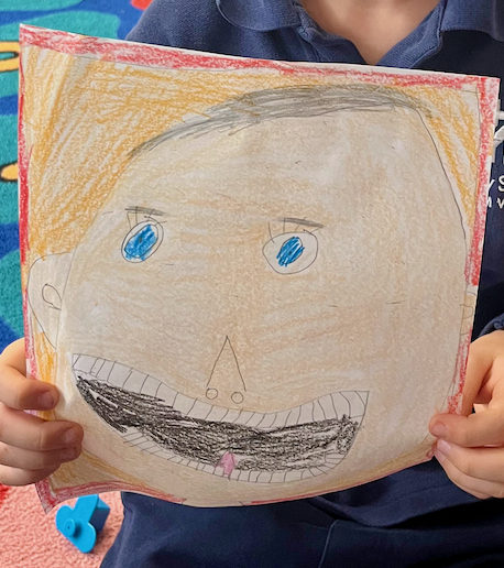 grade 1 self portrait