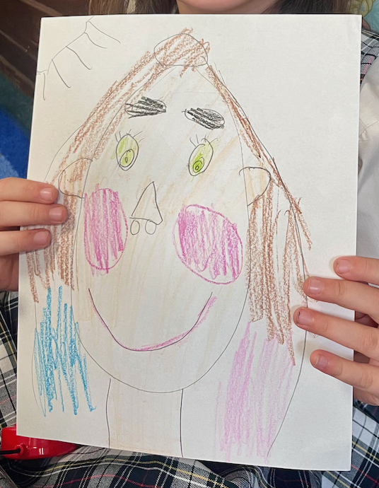 grade 1 self portrait