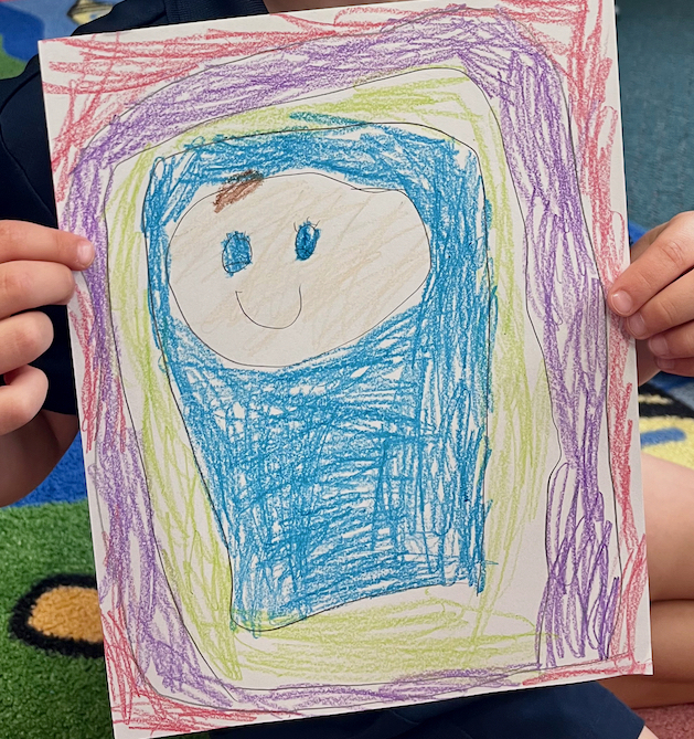 grade 1 self portrait