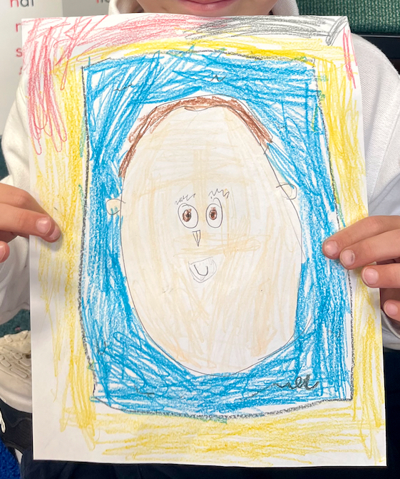 grade 1 self portrait