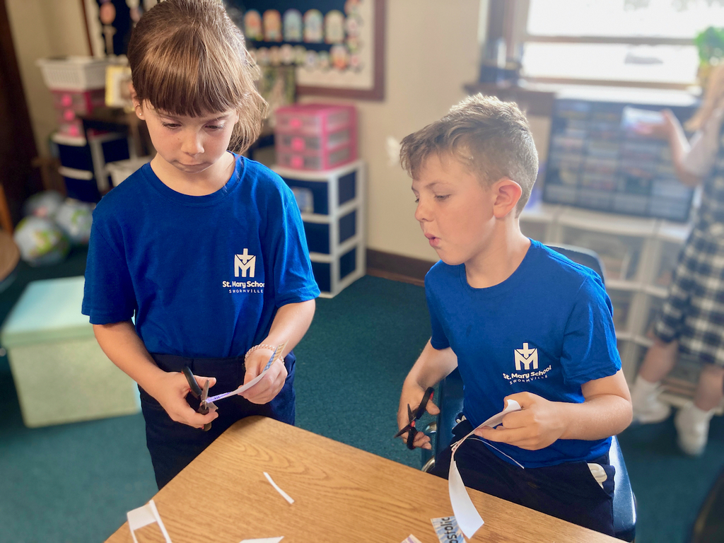 students working together