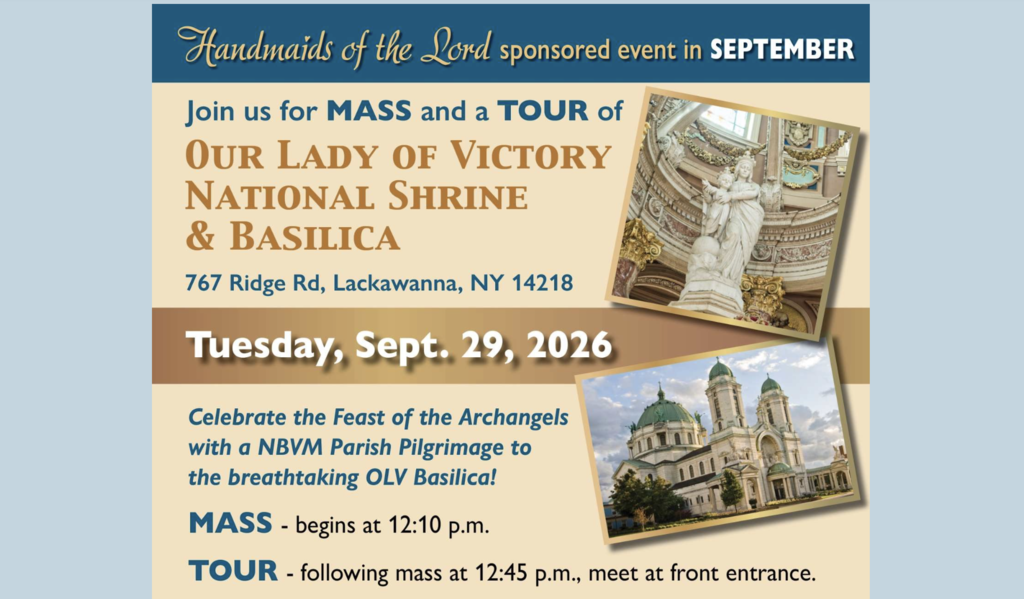 Flyer for basilica tour