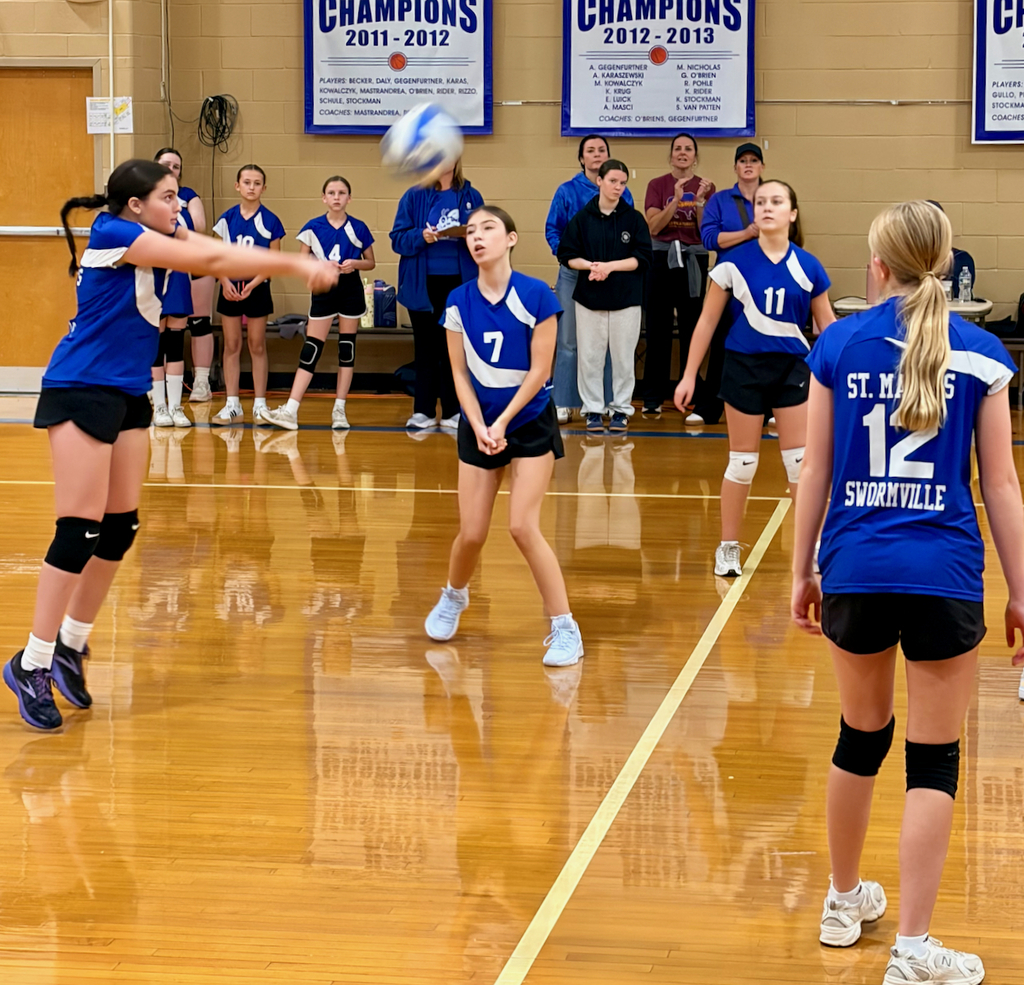 girls volleyball team