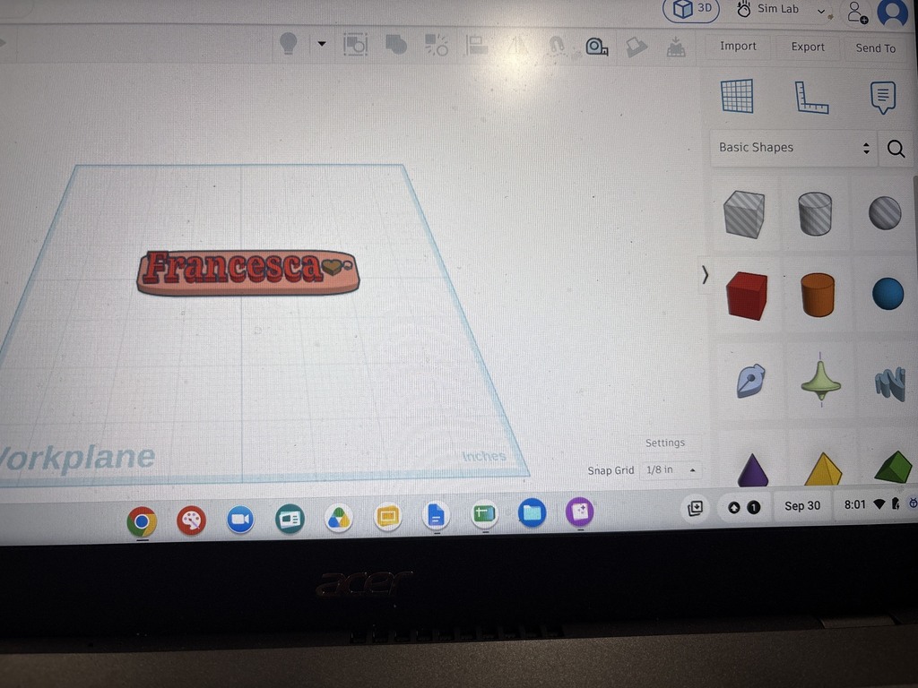 3d printed key chains