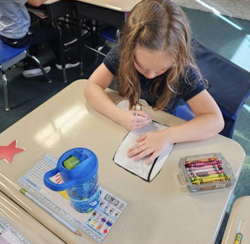 Kindergarten class learns about apples and johnny appleseed