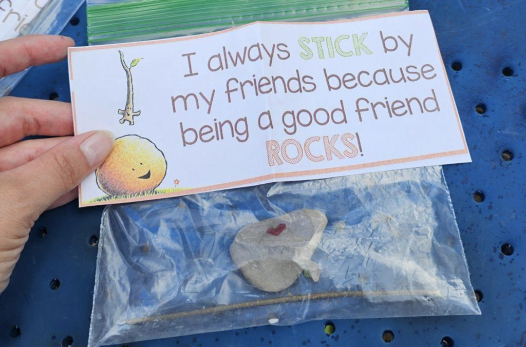 stick and stone take home bag