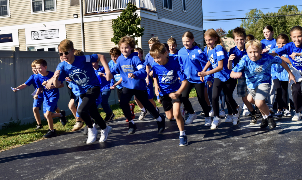 students running in last year's marathon