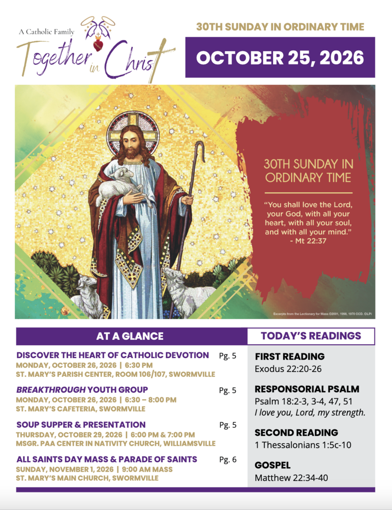 10/25 Bulletin