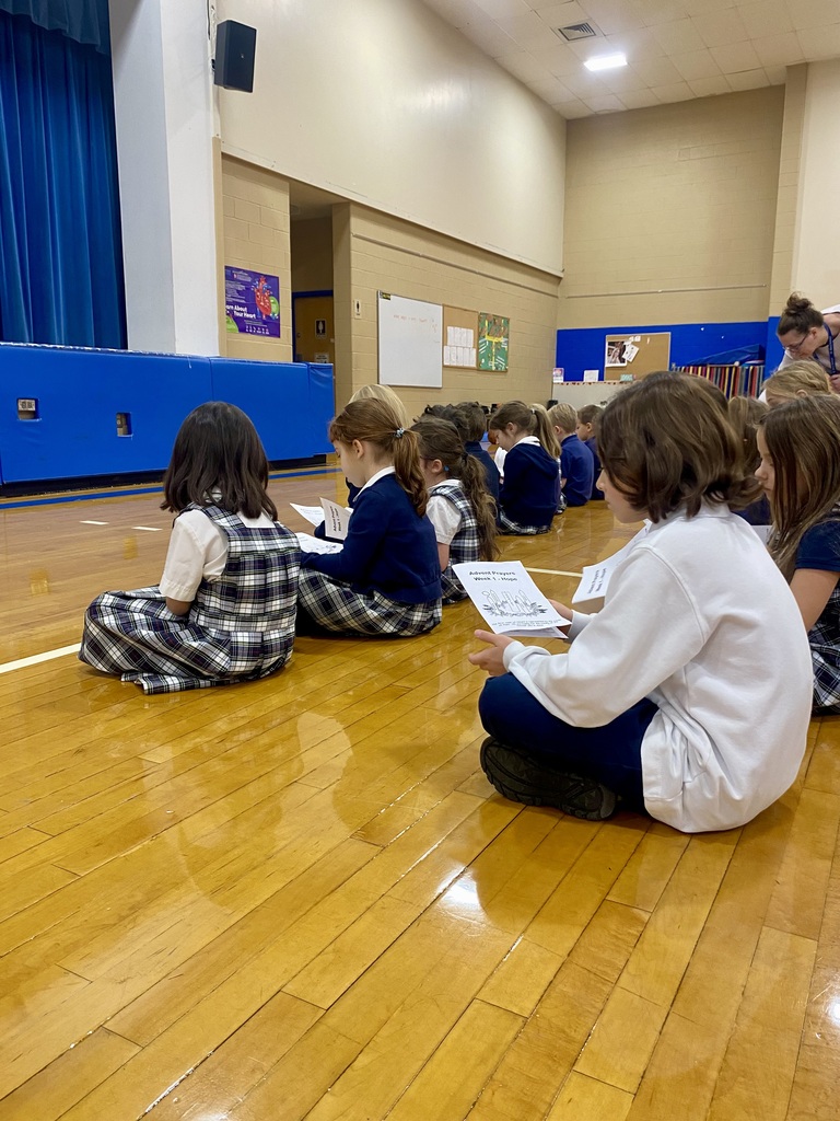 Students reading morning prayer
