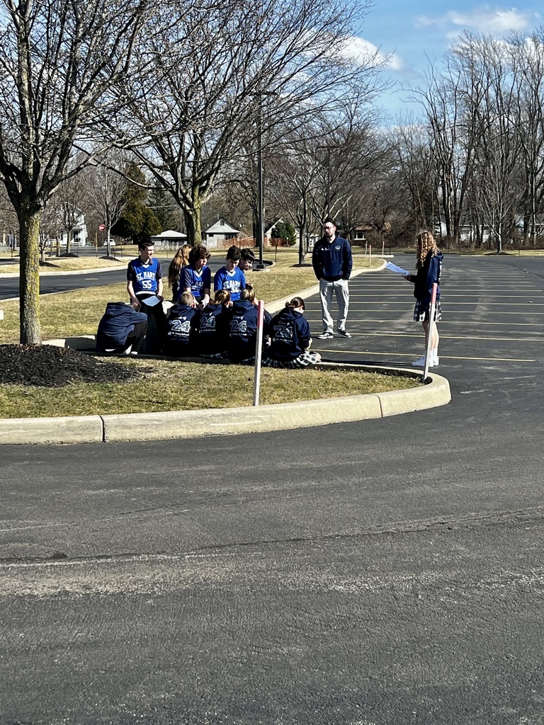 SMS students outside