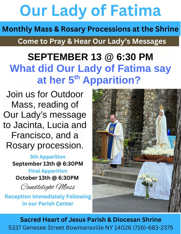 Fatima Rosary Procession  on September 13, 2025