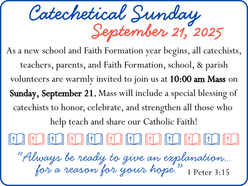Catechetical Sunday 2025