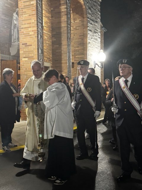 Our Lady of Fatima Mass and Rosary Procession at Sacred Heart of Jesus church and Diocesan Shrine, Bowmansville, NY