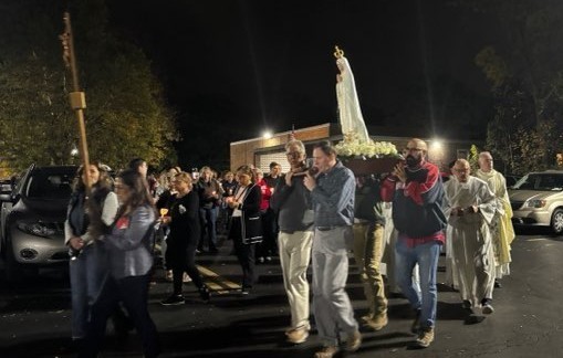 Our Lady of Fatima Mass and Rosary Procession at Sacred Heart of Jesus church and Diocesan Shrine, Bowmansville, NY