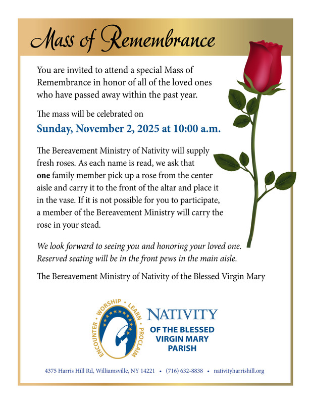 Remembrance Mass