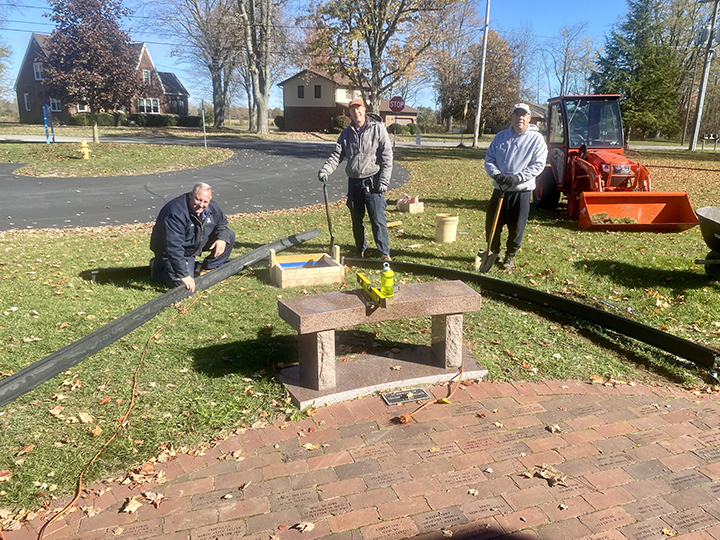 Ground is broken on Memorial Garden