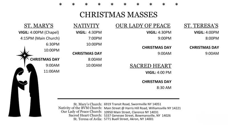 List of Christmas Masses
