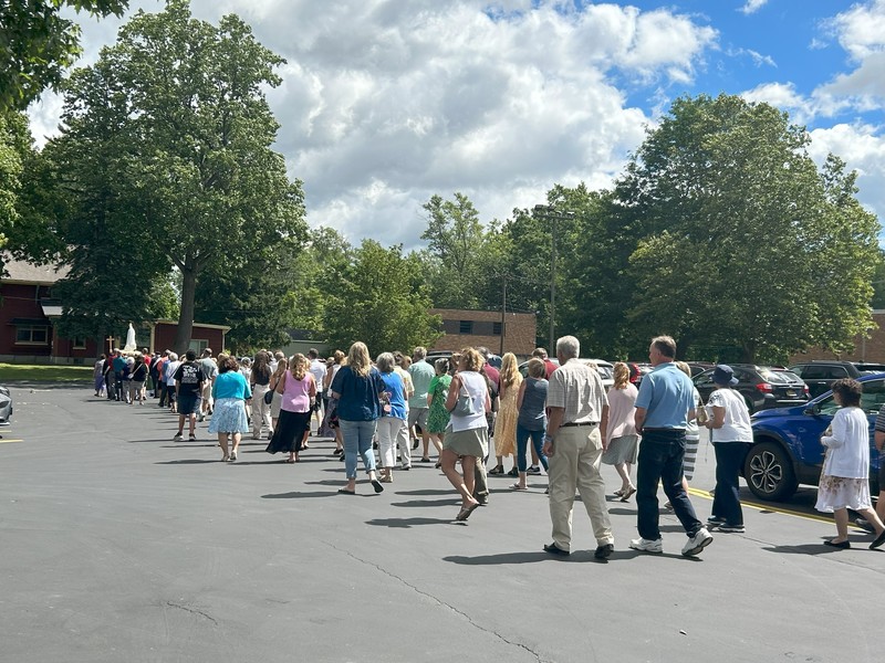 Fatima Procession at Sacred Heart of Jesus Shrine, Bowmansville, NY