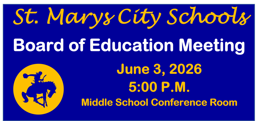 SMCS BOE meeting on June 3 at 5pm in the SMMS Conference Room