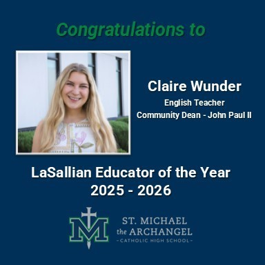 LaSallian Educator of the Year - Claire Wunder