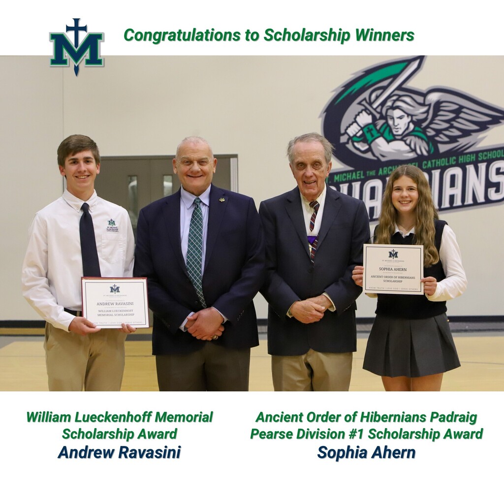 Scholarships awarded to St. Michael the Archangel Catholic High School students.
