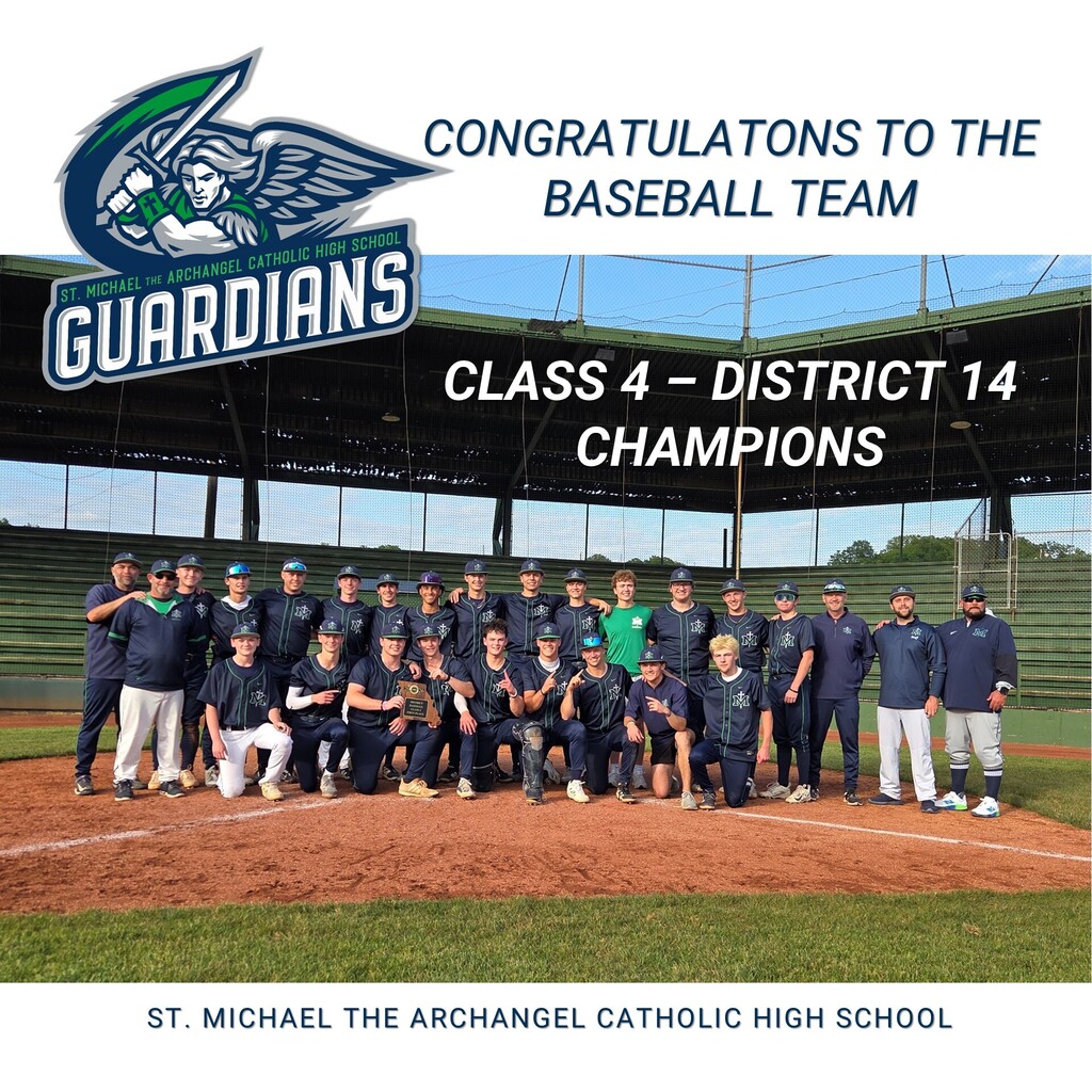 SMA Baseball team wins the Class 4 District 14 title.