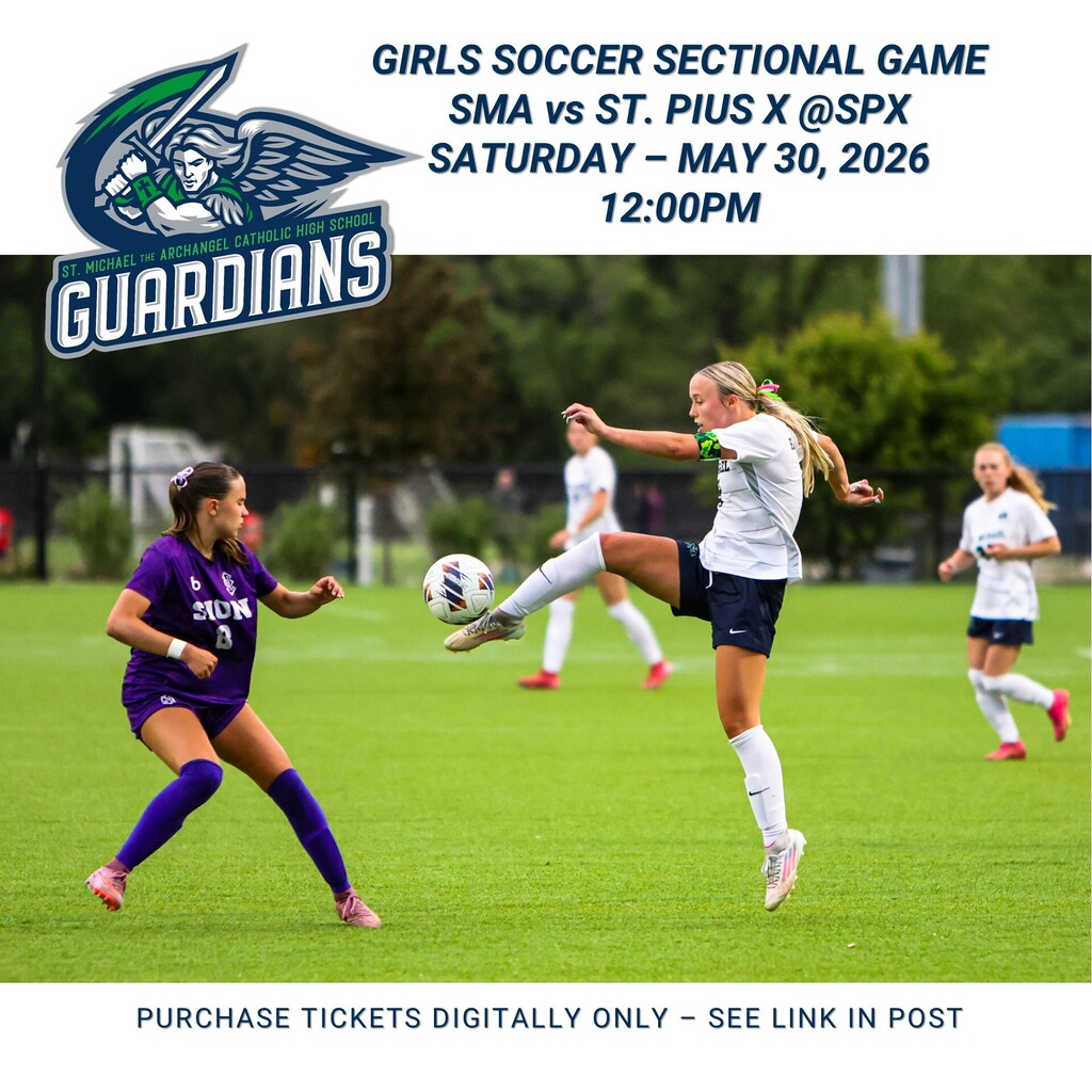 Girls Soccer Sectional Game @SPX High School on Saturday, May 30.  Game time is 12:00PM. 