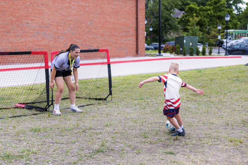 kids at soccer
