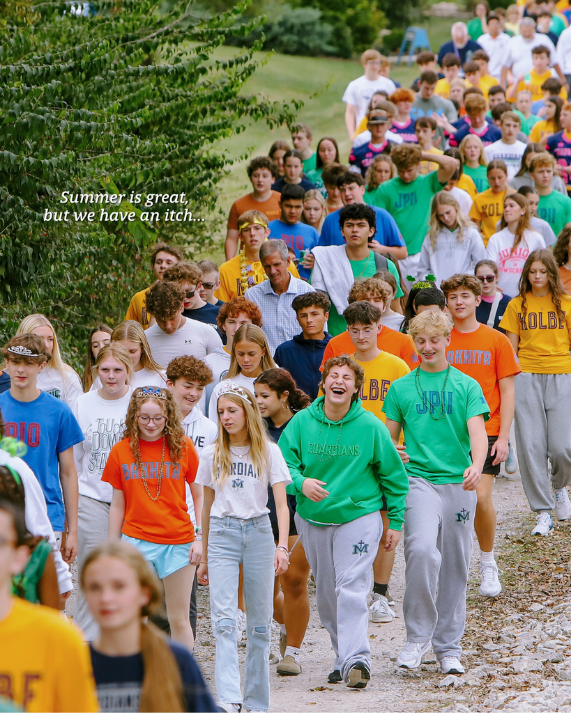SMA students walk during the Guardian Stride.